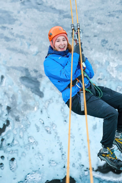 Iceland: Zip Line Tour + Glacier Adventure - The zip line over a natural moulin