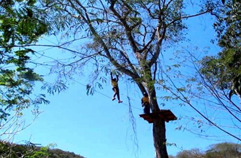 Ixtapa Zihuatanejo: Zipline Tour - Getting fitted with a harness and safety gear