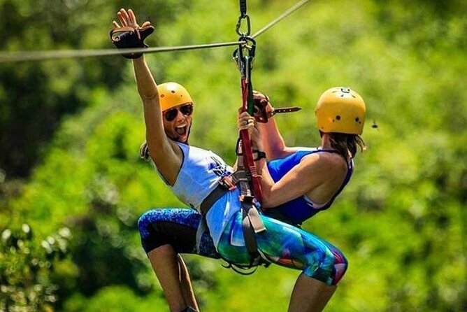 Jaco Jungle Zipline & Waterfall Tractor Tour - Hiking to the 180-foot El Encanto waterfall