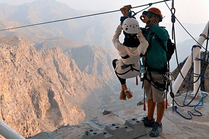 Jebel Jais Sky Tour – World’s Longest Zipline Tour From Dubai - Six ziplines across Jebel Jais