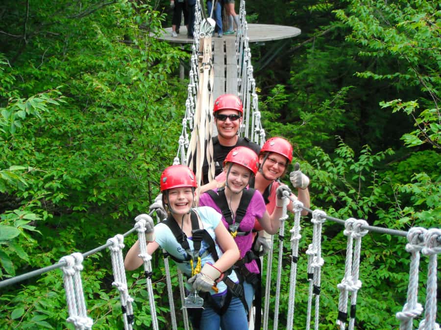 Jeffersonville, VT: ArborTrek Zipline Canopy Tour - Eight ziplines and up to 4,500 feet of cable