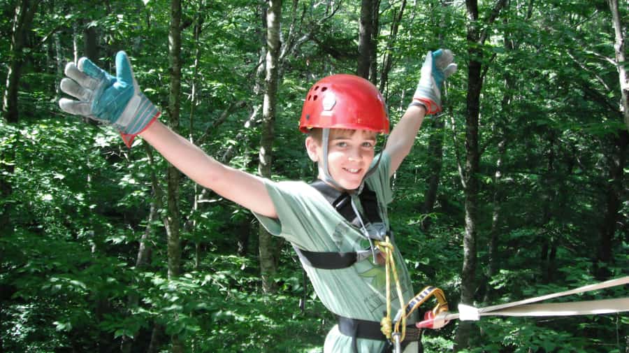 Jeffersonville, VT: ArborTrek Zipline Canopy Tour - Two guides, eight participants, and a more personal pace