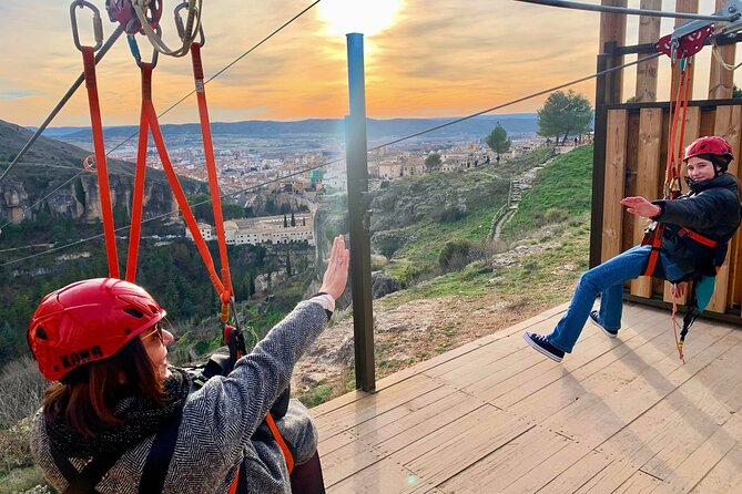 Jumping in Zipline with Unique Views of Cuenca - Arriving near the Parador