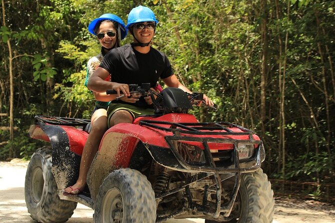 Jungle Adventure! ATV's (shared), Ziplining and Cenote Cancun & Playa Del Carmen - A fast route to jungle thrills near Cancun