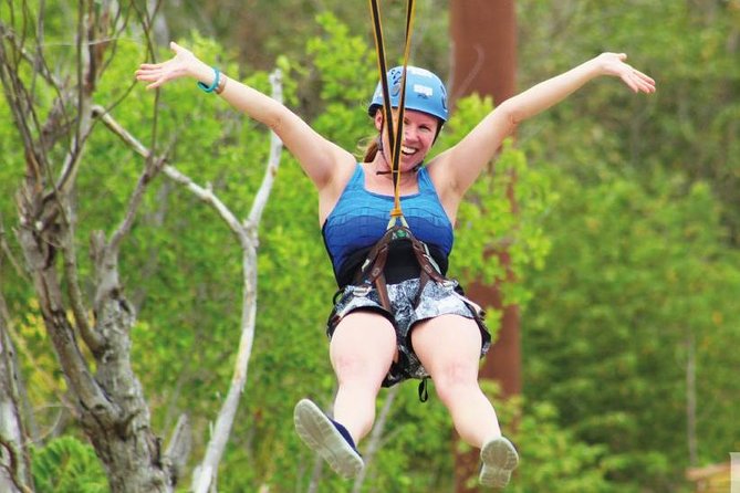 Jungle Adventure! ATV's (shared), Ziplining and Cenote Cancun & Playa Del Carmen - Cooling off in a freshwater cenote