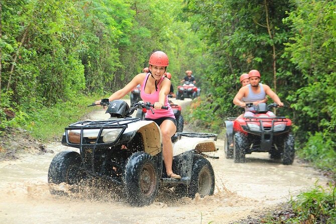 Jungle Adventure! ATV's (shared), Ziplining and Cenote Cancun & Playa Del Carmen - Hotel pickup makes the morning easier