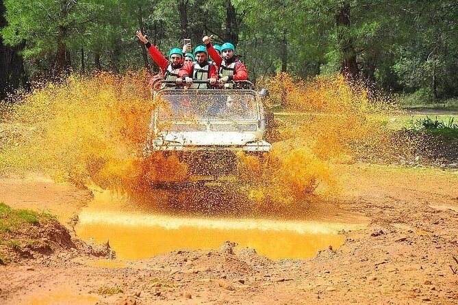 Kemer Rafting, Jeep Safari, Zipline, Buggy Safari Combo Tour - The 7:30 am pickup from Kemer hotels
