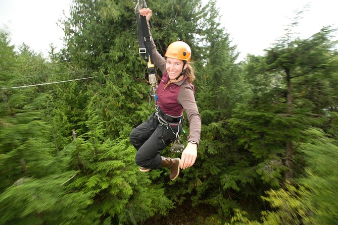 Ketchikan Shore Excursion: Rainforest Canopy Ropes and Zipline Adventure Park - Port pickup at The Rock and Ward Cove