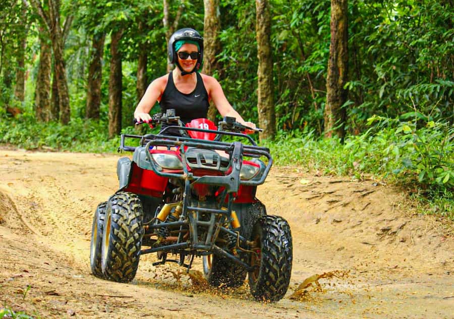 KhaoLak:ATV, ZipLine, & Rafting Adventure Monkey Cave Temple - From Khao Lak beaches to Phang Nga’s green hills