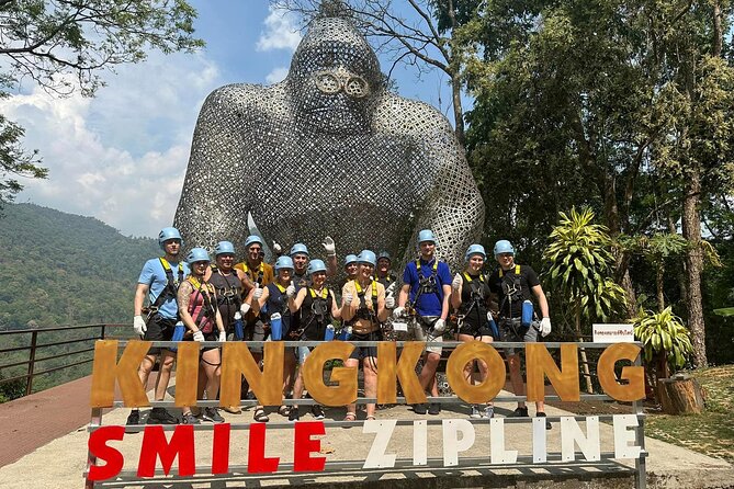 Kingkong Smile Zipline Adventure Tour From Chiang Mai - Safety training before the first line