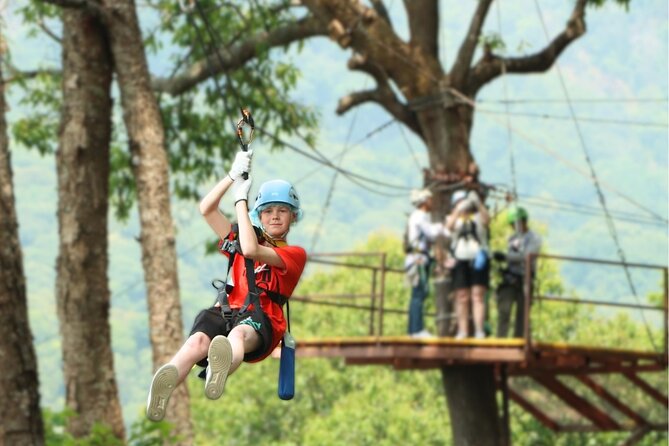 Kingkong Smile Zipline - Longest Highest Zipline in Chiang Mai - Arriving at Kingkong Smile Zipline near Doi Saket