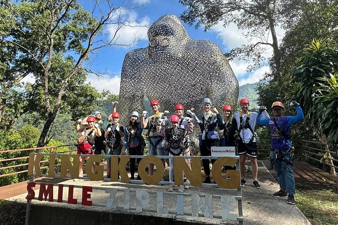 Kingkong Smile Zipline - Longest Highest Zipline in Chiang Mai - Safety gear, gloves, and the first practical details