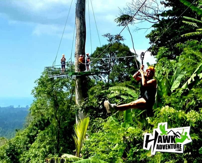 Koh Samui: Zipline Adventure with Hotel Transfer - From hotel pickup to the jungle course