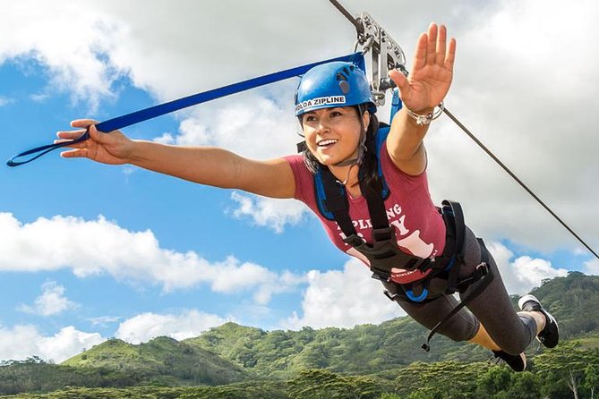 Koloa Zipline in Kauai - Flying above Koloa’s forest and reservoir