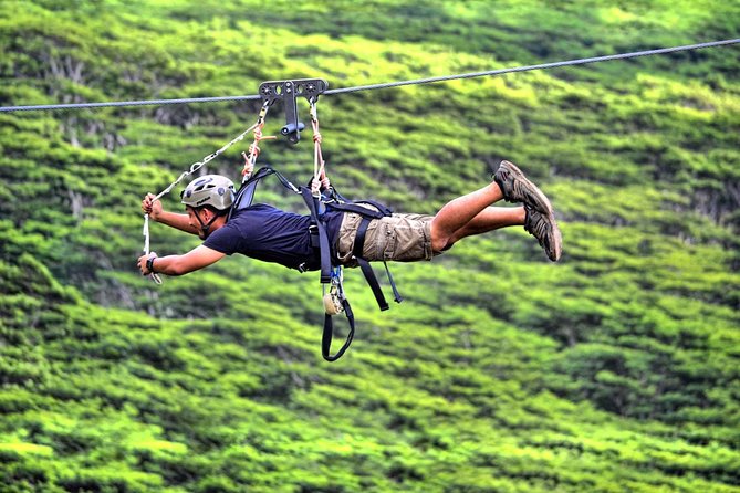 Koloa Zipline in Kauai - The uphill path is part of the price