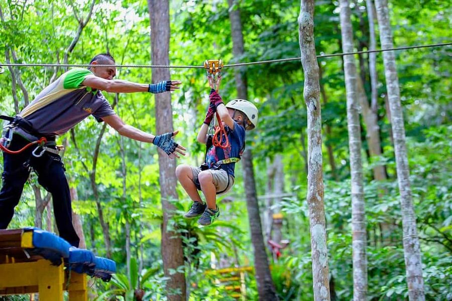 Krabi: Ultimate Zipline Games Challenge - The games that make this more than a standard zipline