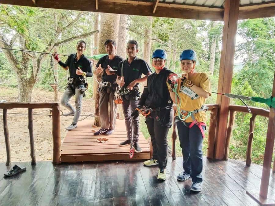 Krabi Zipline adventure - Birdlife, mangroves, and a protected nature reserve