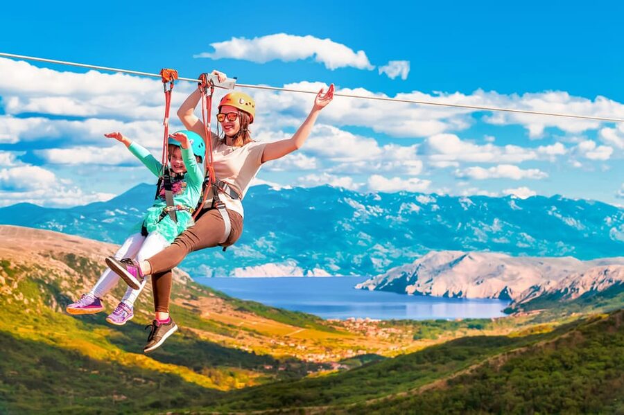 Krk Island: Ziplining Tour - The Jeep Ride to the First Platform