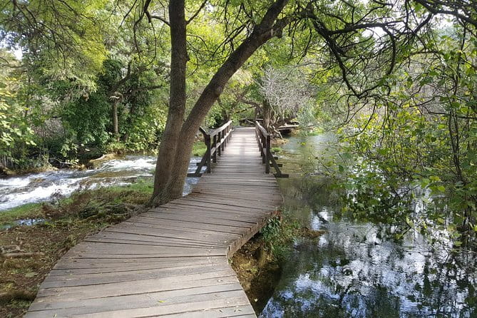 Krka National Park & Zipline Šibenik - Čikola Canyon - Roški waterfall and the upper Krka area