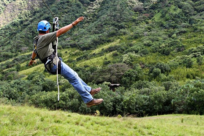 Kualoa Ranch - Zipline Tour - The zip lines: steady fun rather than one giant stunt