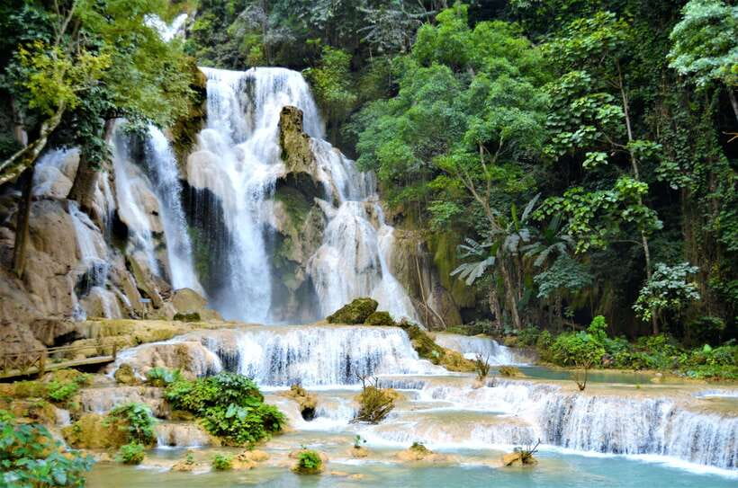 Kuang Si Waterfall, Tree Top Cafe, Ziplining - Timing, lunch, and the real pace of the day