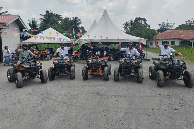 Langkawi ATV Adventure Ride with Ziplines And Waterfall - ATV riding through paddy fields and villages