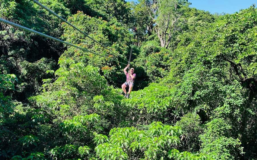 Largest Zipline & Cave Exploration from sigatoka coral coast - Lunch after the adventure