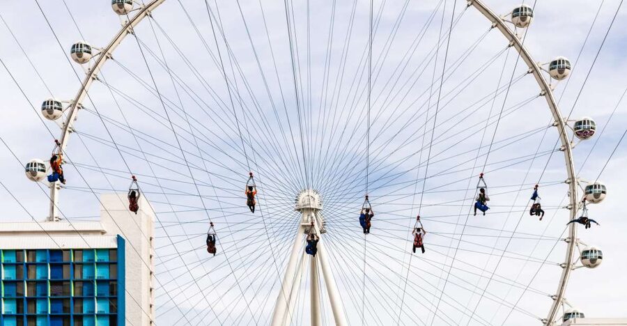 Las Vegas: FLY LINQ Zipline Ticket - The 1,000-foot flight to the High Roller