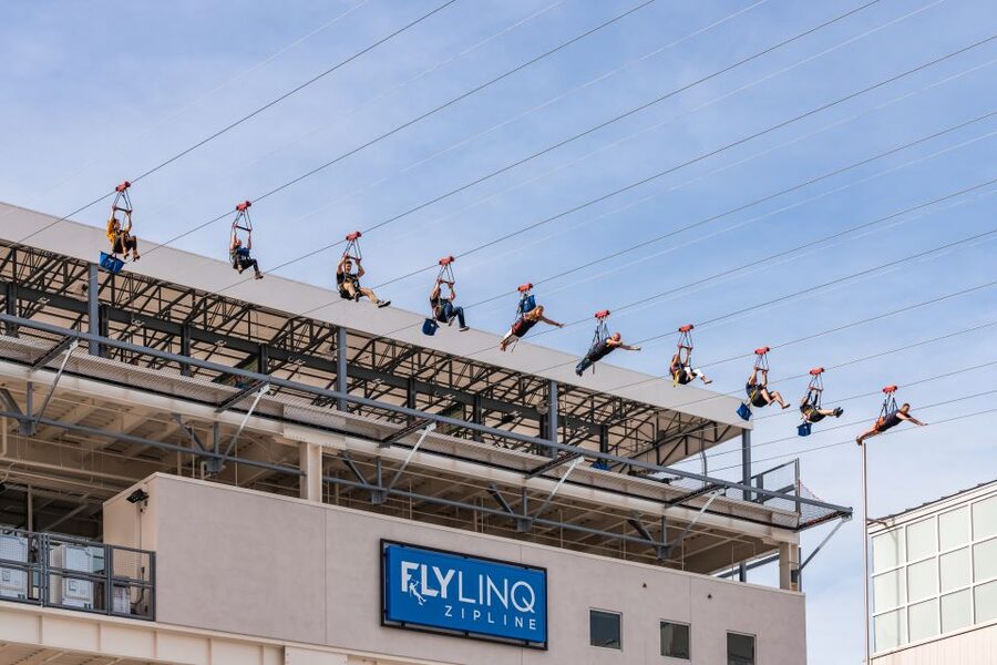 Las Vegas: FLY LINQ Zipline Ticket - How the experience compares with Fremont Street