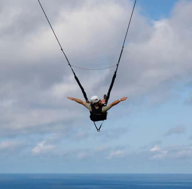 Madeira Adrenaline 4x4 Tour: Zipline, Giant Swing and Seixal - Ribeira da Janela and the choice between speed and height
