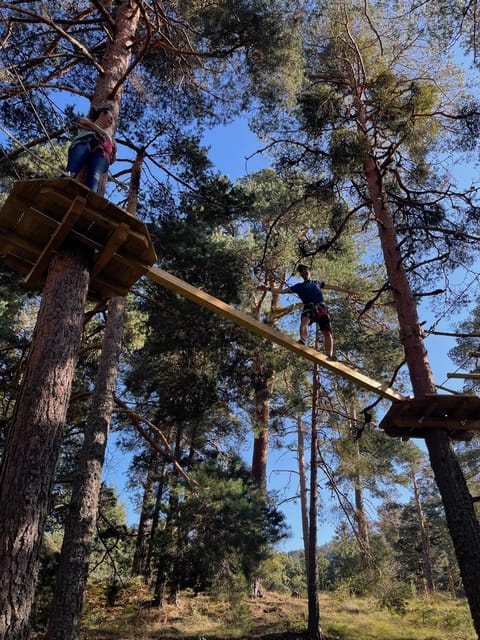 Madrid: Zip line circuits high in the trees - What to wear and bring