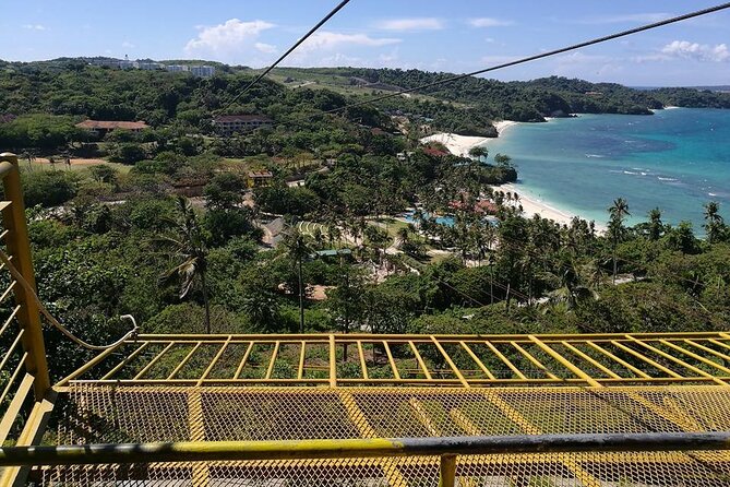Mainland ZipLine Experience in Boracay - The zipline ride and its island views