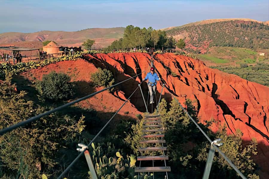 Marrakech: Zip Line in Atlas Mountains & Berber Villages - From Marrakech to the Atlas foothills by 8:00 am