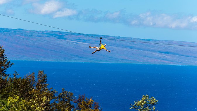 Maui 8 line Zipline Adventure: Soar above valleys & Island views - From Kaanapali resorts to the mountain road