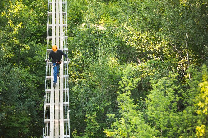 Minnesota River Valley 14-Line Thrilling Zipline Canopy Tour - Mid-course views over the Minnesota River Valley