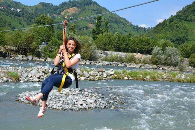 Mix Tour: Canyoning, Rafting, Zipline, From Alanya-Side-Antalya - The zipline adds height, not necessarily intensity