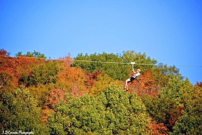 Mont-Catherine Ziplines - Four flights across Mont-Catherine