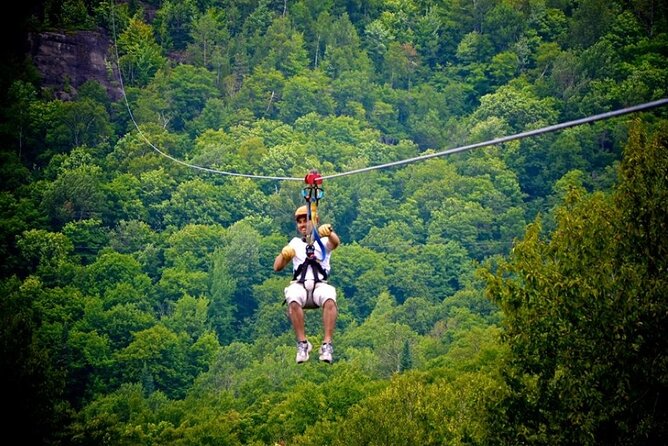 Mont-Catherine Ziplines and Via Ferrata - From the Rock Wall to Cap Beauséjour