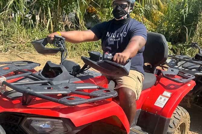 Montego Bay Adventure Day: ATV, Zip-lining & Horseback Riding Fun - Taking the ATV onto rugged trails