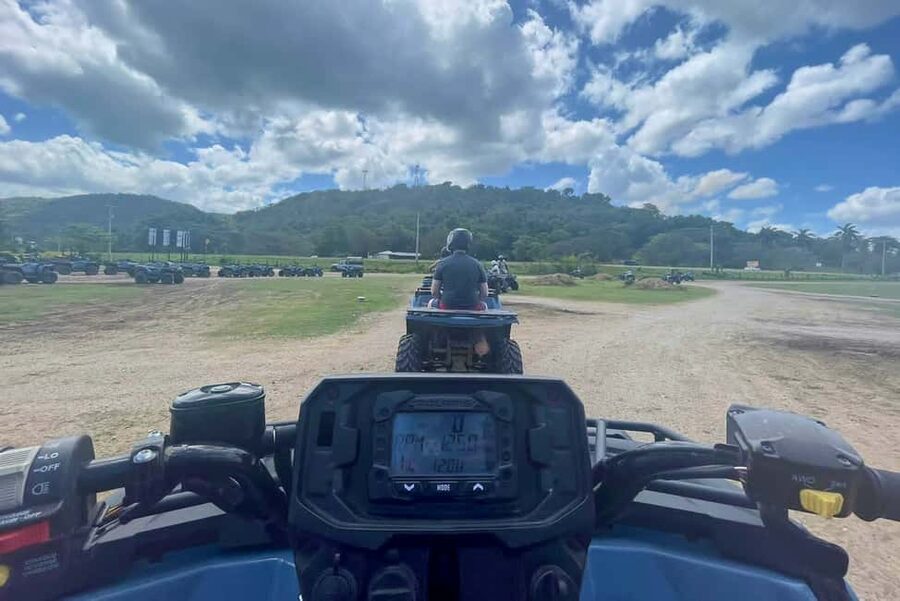 Montego Bay: Day Trip with Zipline, ATV, and Horseback Ride - Horseback riding from dry ground into the sea
