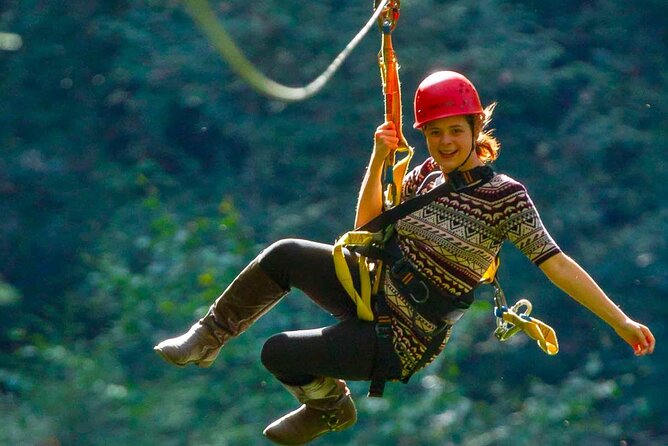 New River Gorge, WV - Zip Line Tour - The view begins before the first launch
