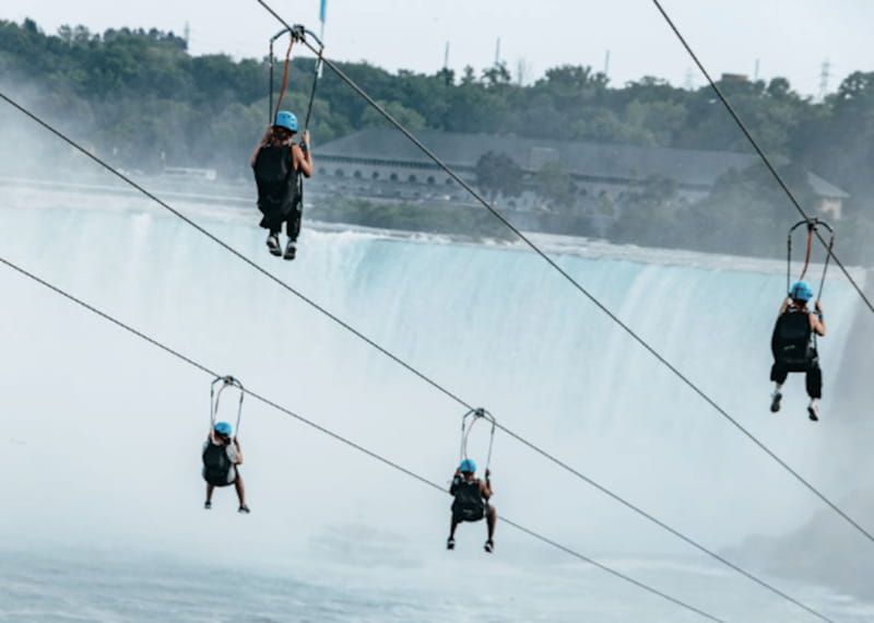 Niagara Falls, Canada: Early Bird Zip Line to The Falls - Does the early bird ticket really save time?