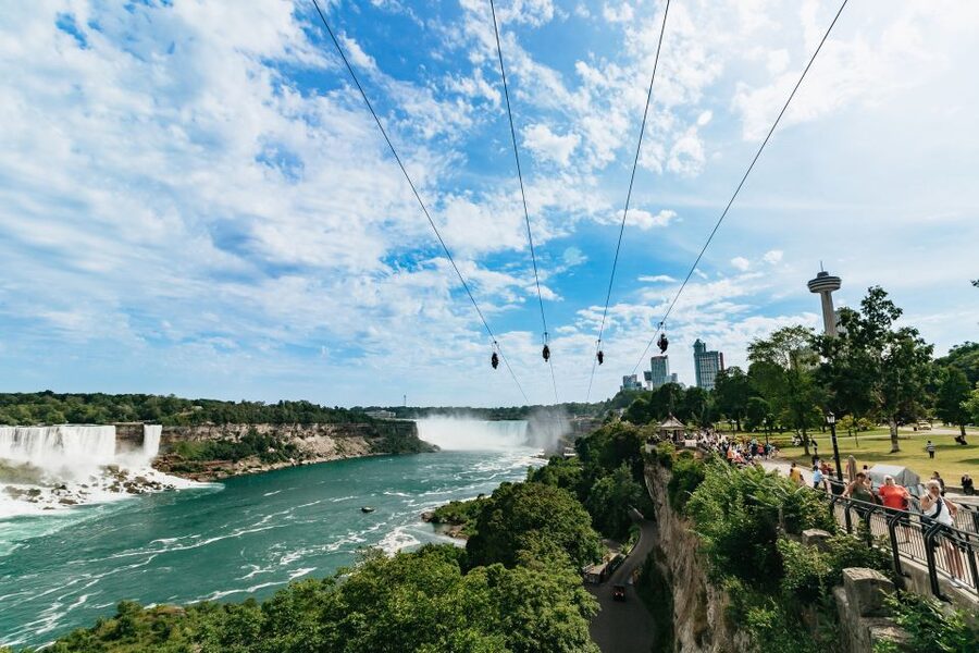Niagara Falls, Canada: Zipline to The Falls - My verdict: book it for the view, not the speed