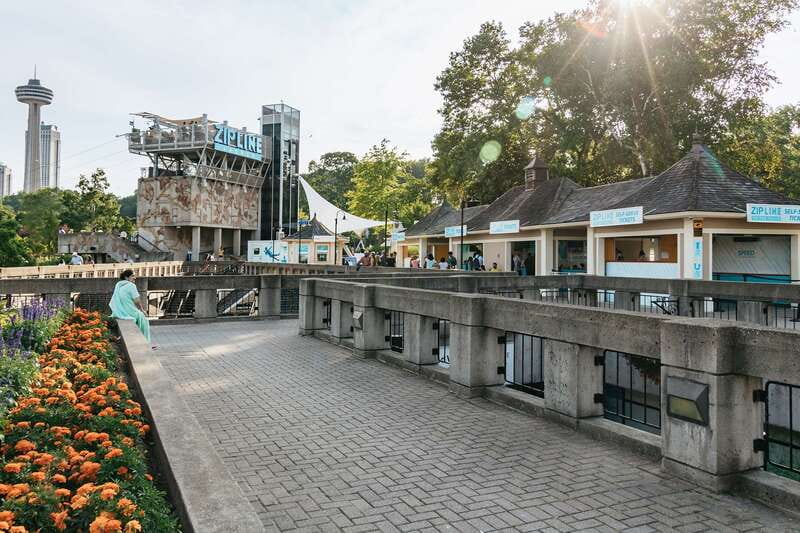 Niagara Falls, Canada: Zipline to The Falls - Getting comfortable before the first flight