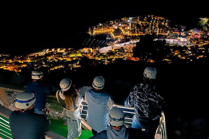 Night Zipline Experience in Dubrovnik - Learning the equipment before the real rides