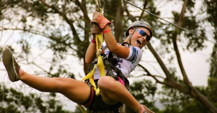 North Maui: 7 Line Zipline Adventure with Ocean Views - Flying above Camp Maui in Haiku