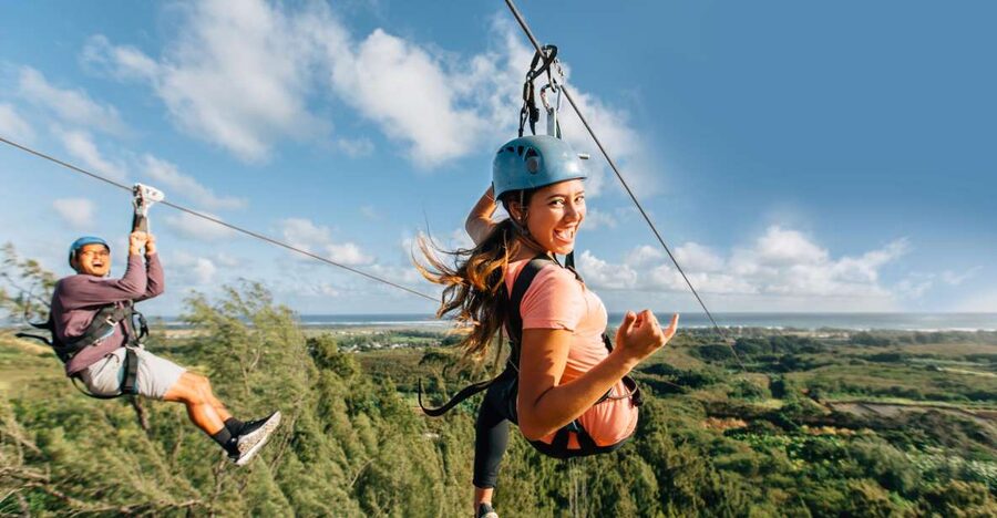 Oahu: North Shore Zip Line Adventure with ATV and Farm Tour - Sky bridges, boardwalks, and three extra challenges