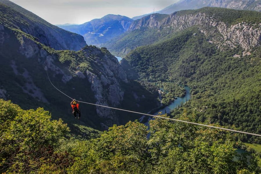 Omiš: 3-Hour Cetina Canyon Zipline Experience - Leaving Omiš for the Cetina Canyon
