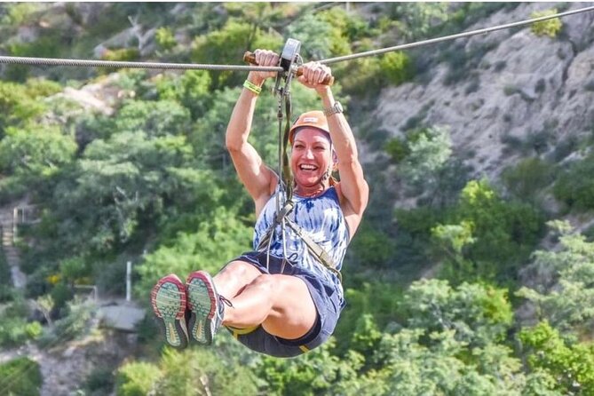 Outdoor and Zipline Adventure in Baja California - Getting ready for the zipline courses