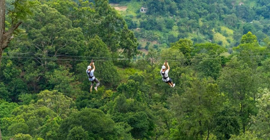 Pai: Jungle Ziplining Adventure with 16 Platforms - The safety briefing and first platforms